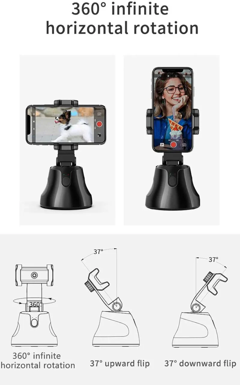 AI Intelligent 360° Face Tracking Gimbal