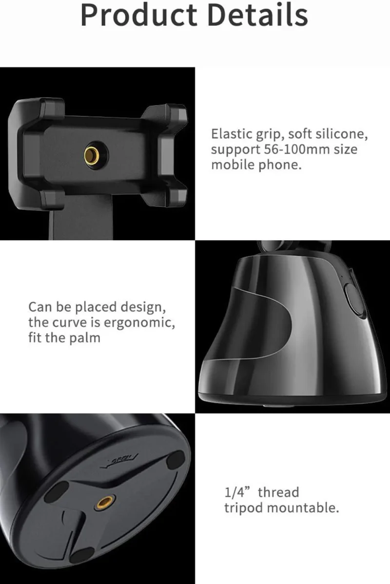 AI Intelligent 360° Face Tracking Gimbal
