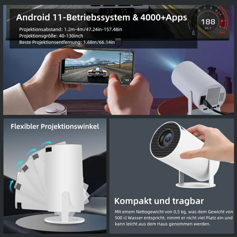 LED Projector - Ultra HD with High Dynamic Range