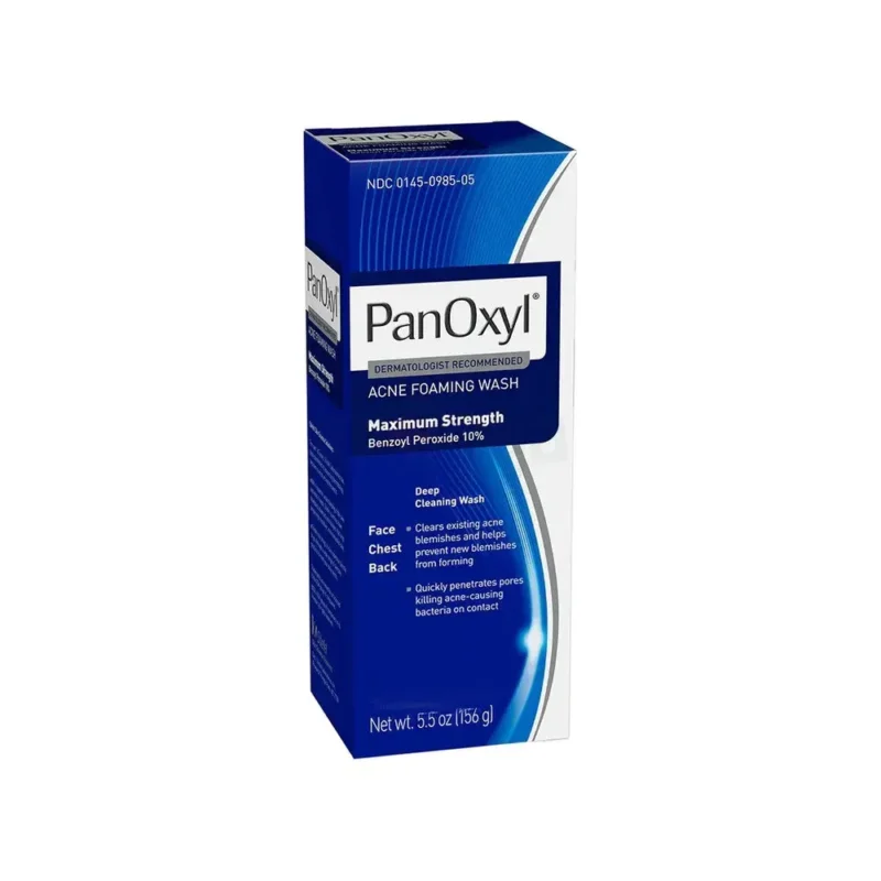 PanOxyl Acne Foaming Wash (10% Benzoyl Peroxide, Maximum Strength)