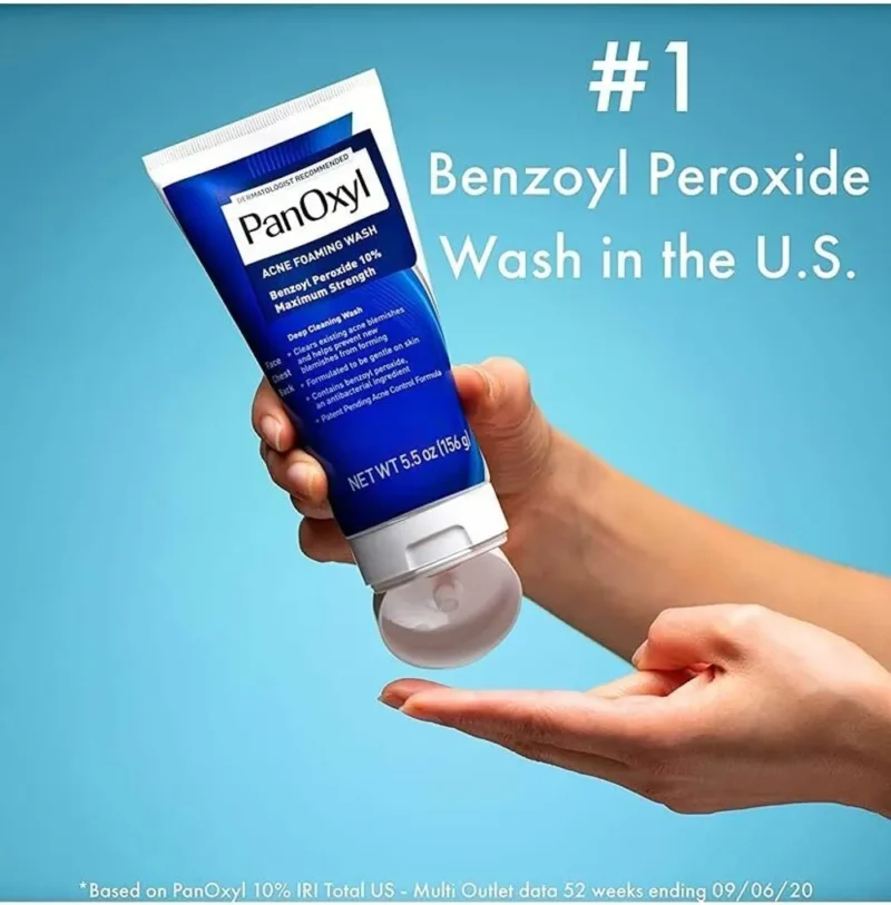 PanOxyl Acne Foaming Wash (10% Benzoyl Peroxide, Maximum Strength)