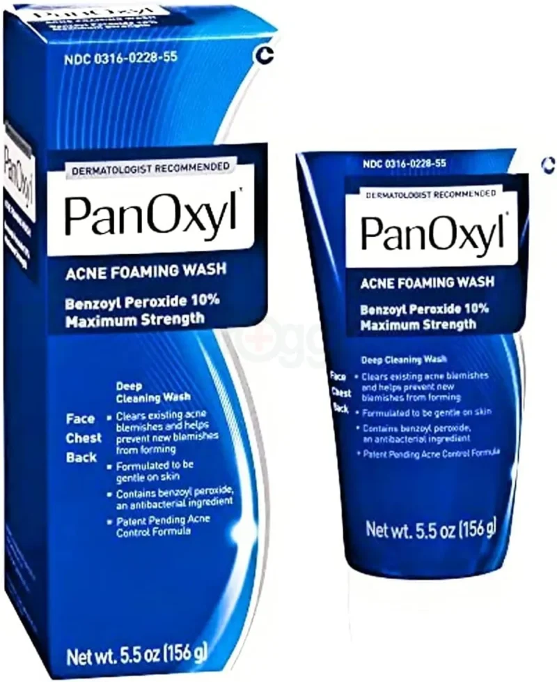 PanOxyl Acne Foaming Wash (10% Benzoyl Peroxide, Maximum Strength)