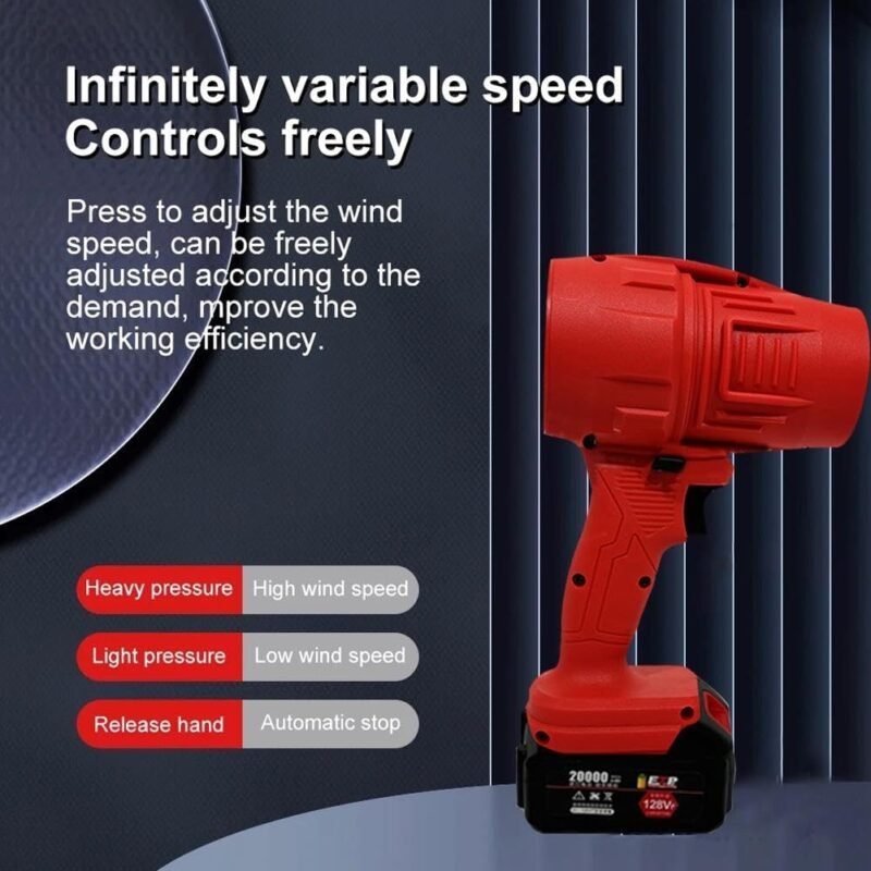 🌪️ VIOLENT FAN F018 – High-Speed Cordless Blower Fan