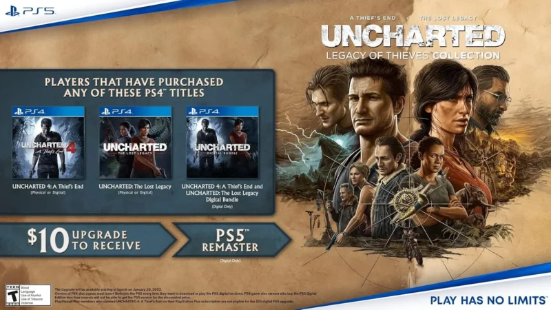 🎮 Uncharted: Legacy of Thieves Collection – PlayStation 5