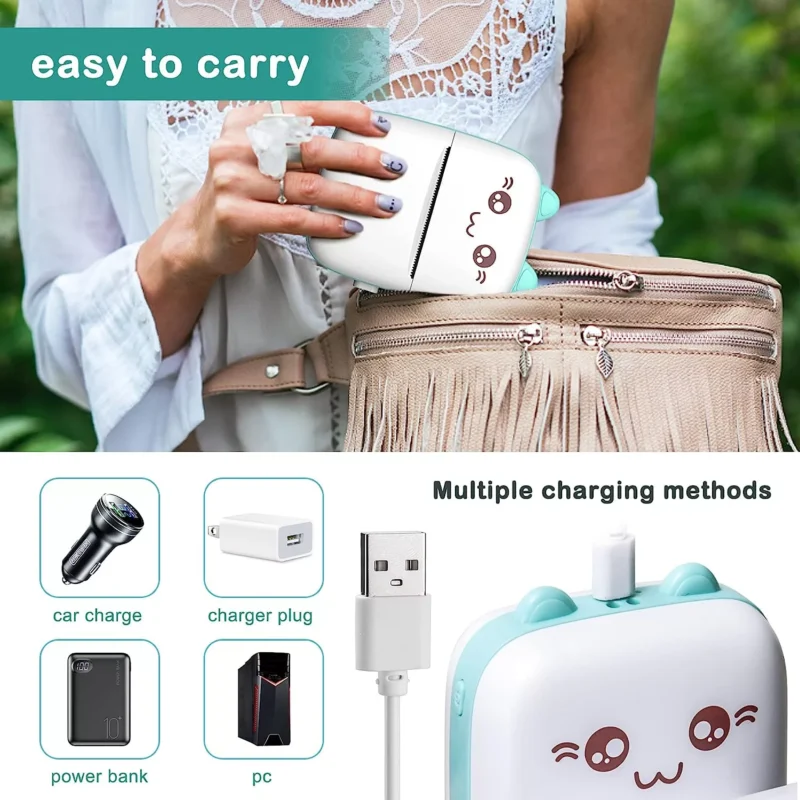 🖨️ BT Instant Printing Portable Mini Printer - Image 3