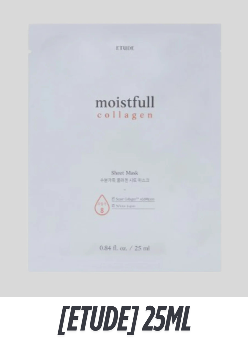 [ETUDE] Moistfull Collagen Intense Sheet Mask 25ml, 1pc