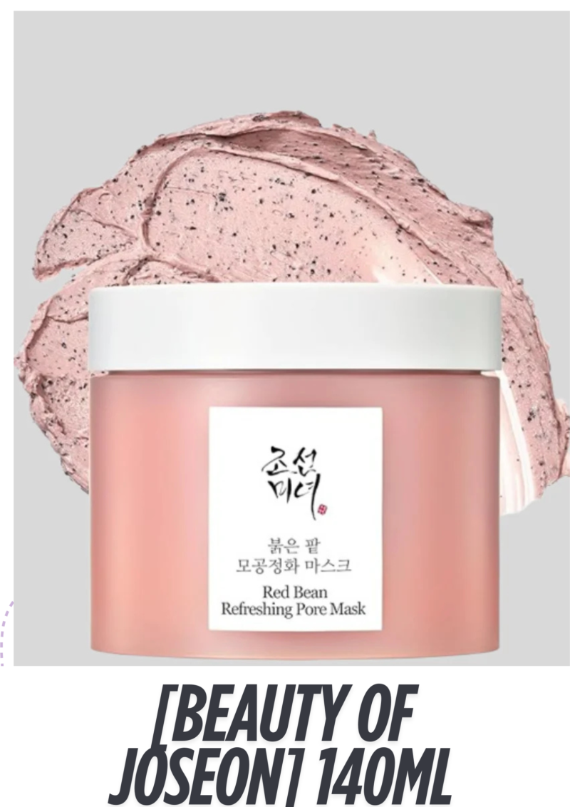BEAUTY OF JOSEON] Red Bean Refreshing Pore Mask – 140ml
