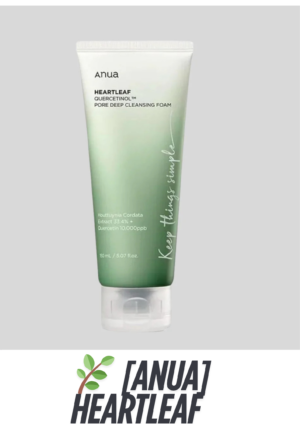 🌿 [ANUA] Heartleaf Quercetinol Pore Deep Cleansing Foam – 150ml