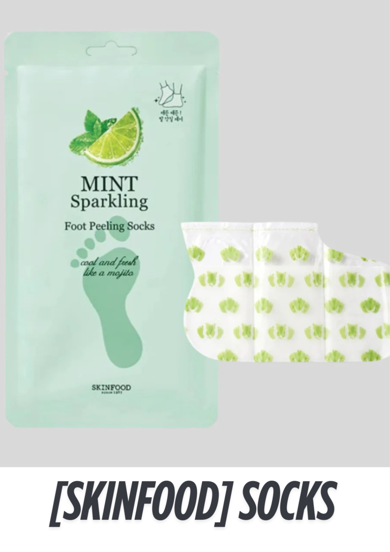 SKINFOOD Mint Spa Foot Peeling Socks (20g x 2) – 1 Pair