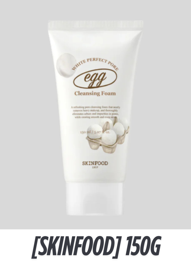 [SKINFOOD] Egg White Perfect Pore Cleansing Foam 150ml [Renewal]