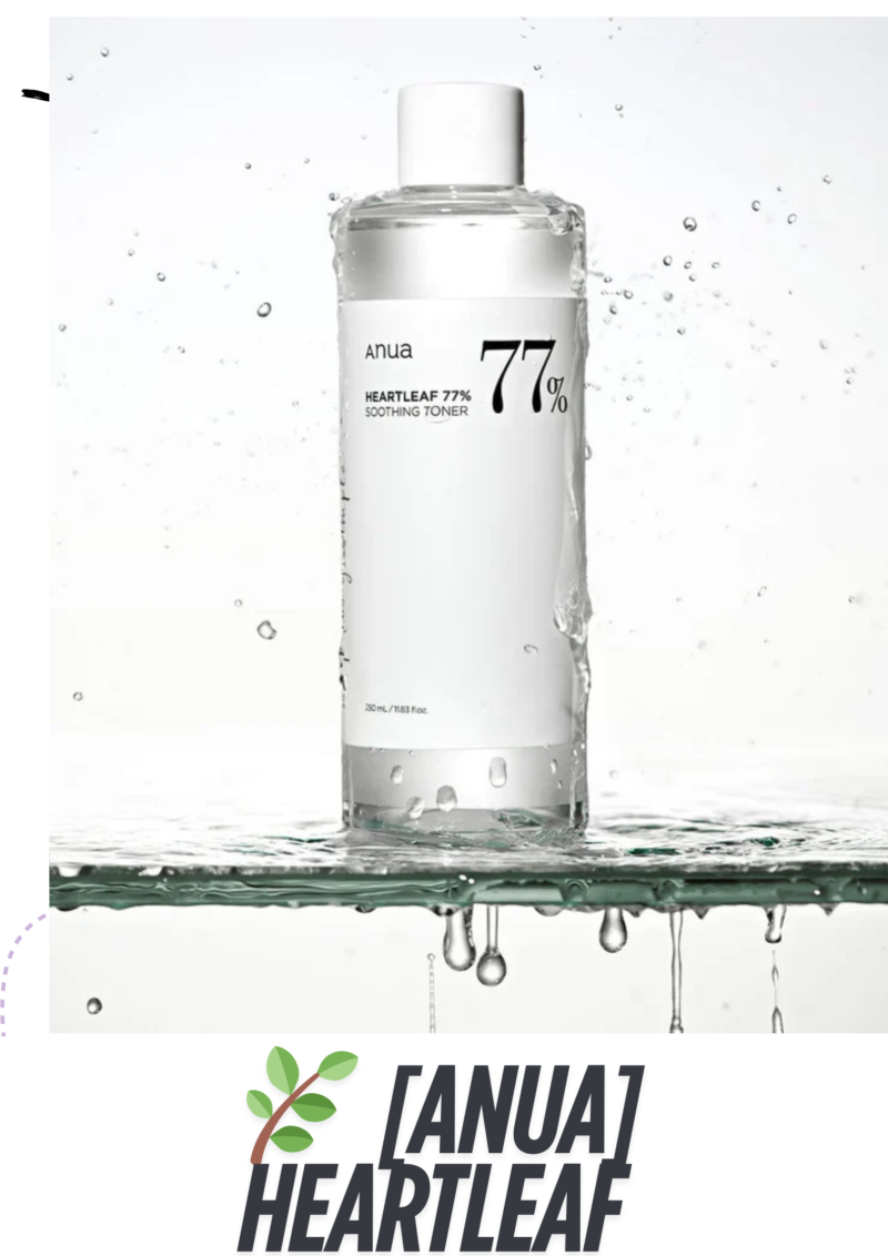 🌿 [ANUA] Heartleaf 77% Soothing Toner – 250ml