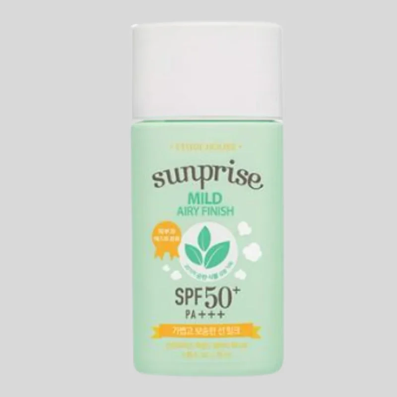 ETUDE Sunprise Mild Airy Finish SPF50+ PA++++ – 55ml (2pc BOGO Set)