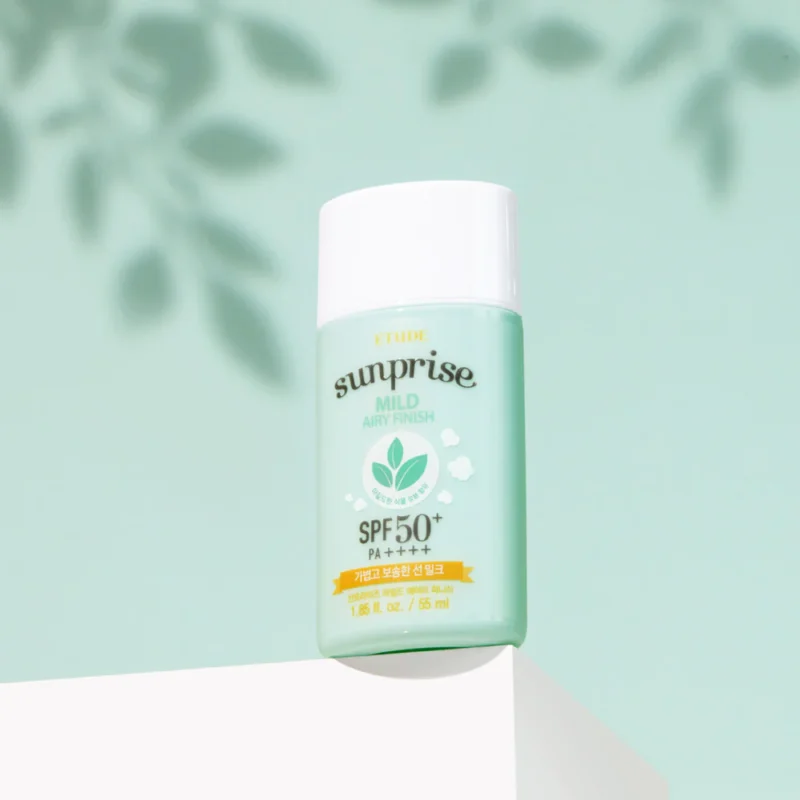 ETUDE Sunprise Mild Airy Finish SPF50+ PA++++ – 55ml (2pc BOGO Set) - Image 3