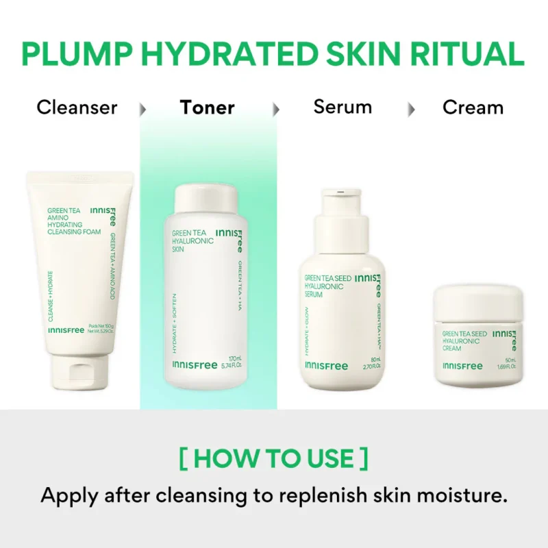 INNISFREE Green Tea Seed Hyaluronic Serum – 80ml