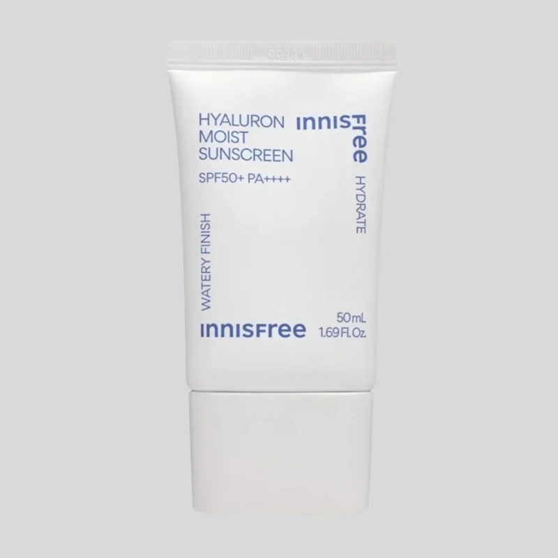 INNISFREE Hyaluron Moist Sunscreen SPF 50+ PA++++ – 50ml (Buy 1 Get 1 Free Set)