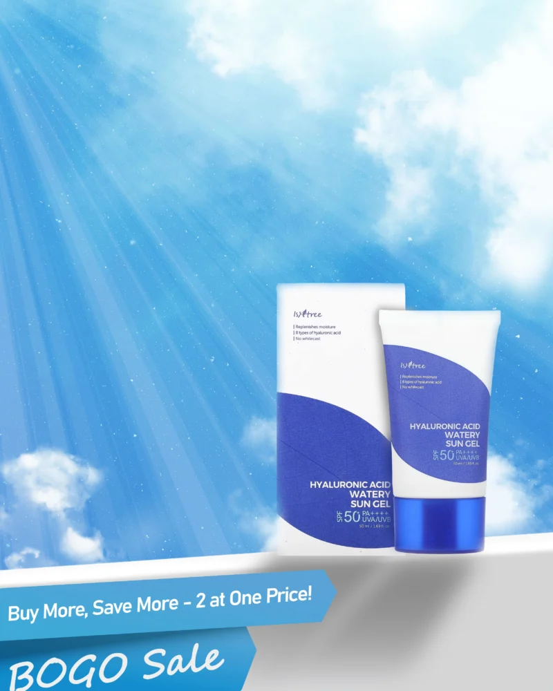 [ISNTREE] Hyaluronic Acid Watery Sun Gel 50ml 2pc BOGO Set