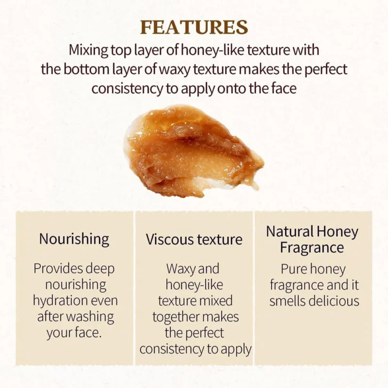 [SKINFOOD] Honey Sugar Food Mask 120g (DRY SKIN)
