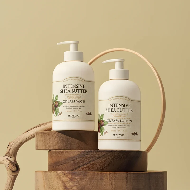 SKINFOOD Intensive Shea Butter Cream Lotion – 450ml - Image 4