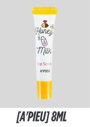 🍯 [A'PIEU] Honey & Milk Lip Scrub – 8ml