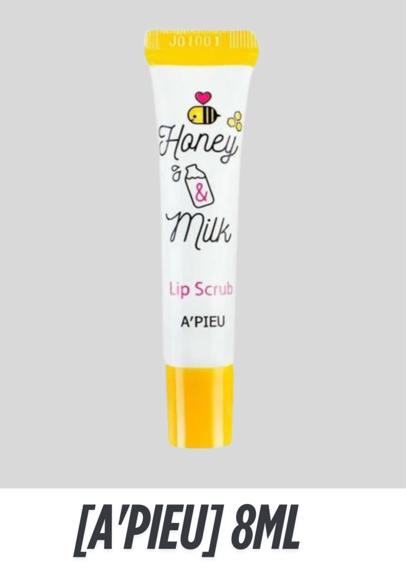 🍯 [A'PIEU] Honey & Milk Lip Scrub – 8ml