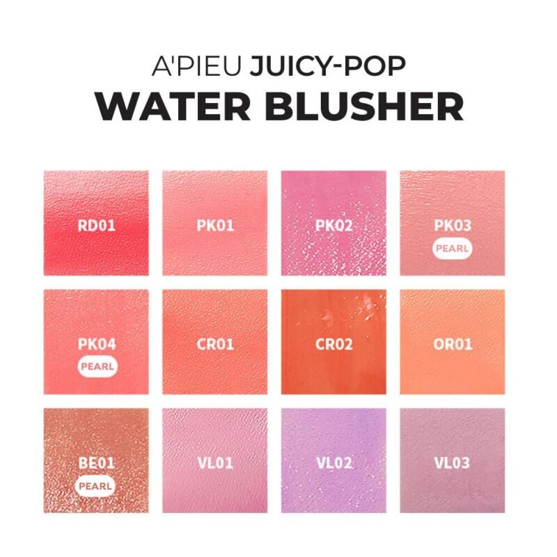 💗 [A'PIEU] Juicy-Pang Water Blusher – 9g (1pc)